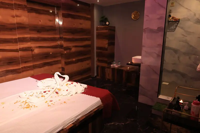 Deep tissue massage suite at Kyraa Spa Surat