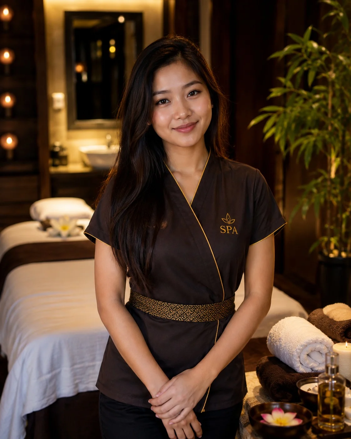 Spa treatment room